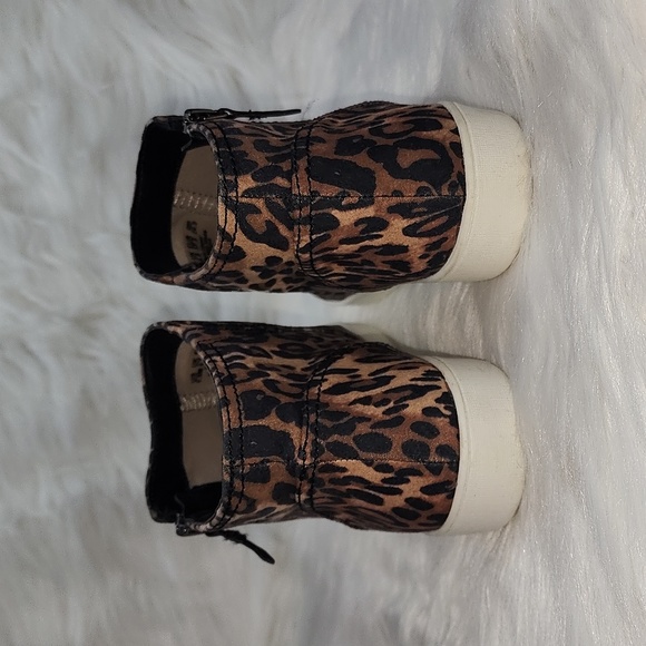 NATURALIZER Womens Brown Animal Print 0.5" Platform Padded Comfort Miranda Round - Picture 7 of 9